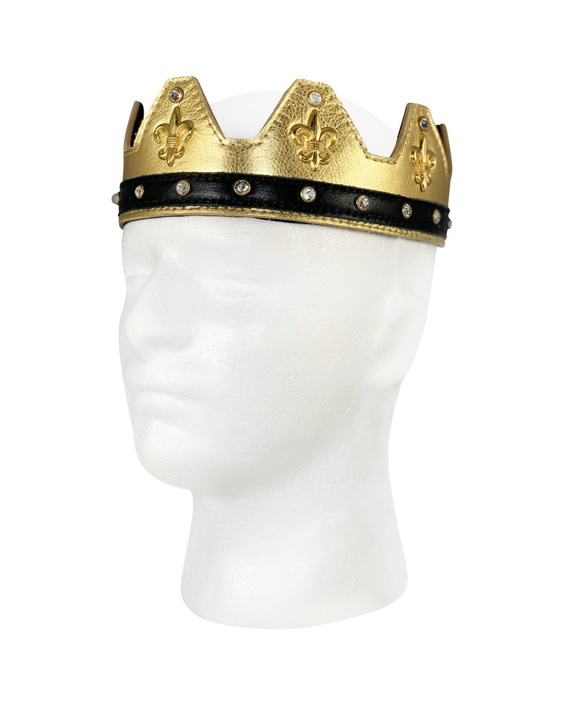 Gold Leather Crown - Jimaye