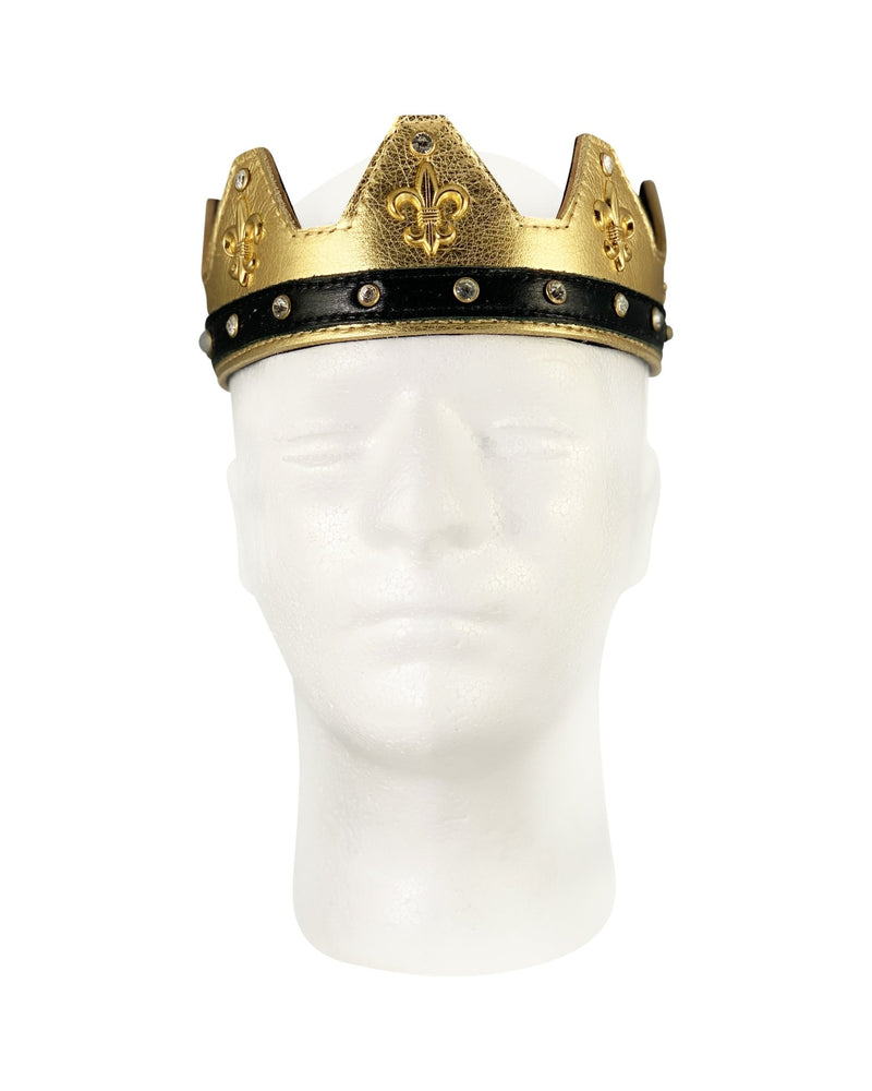 Gold Leather Crown - Jimaye
