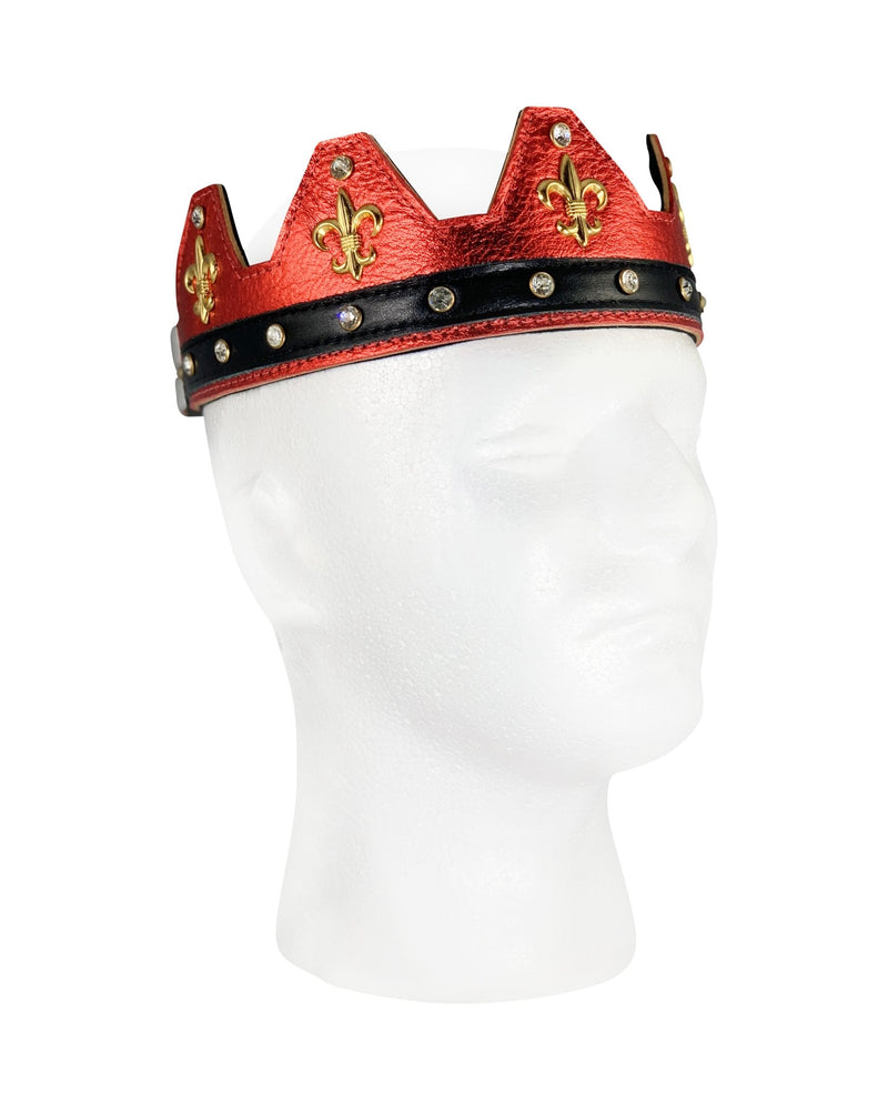Red Leather Crown - Jimaye