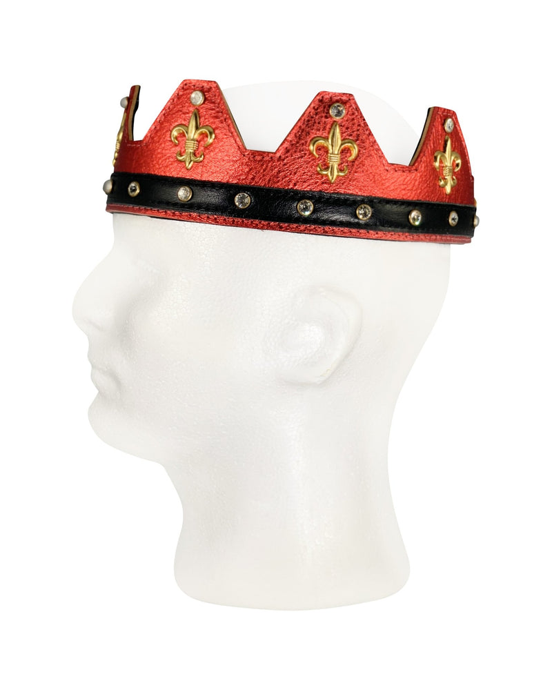 Red Leather Crown - Jimaye